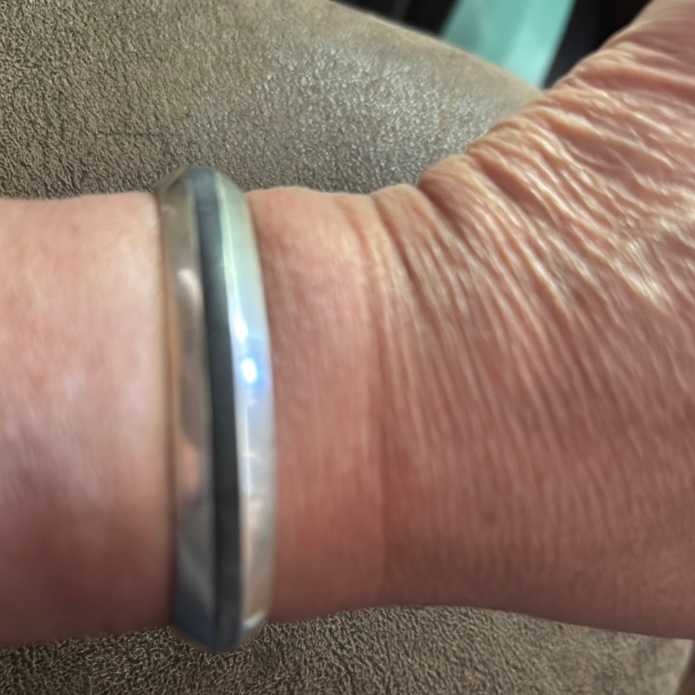 Sterling Silver black Onyx bracelet